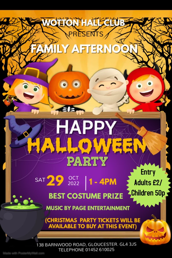 Happy halloween2 Family Afternoon 29th Oct 22 framed Made with PosterMyWall