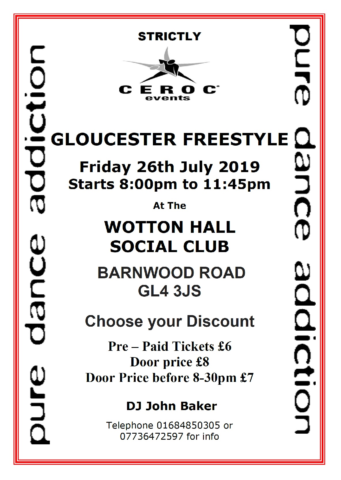 JULY 26TH 2019 CEROC Gloucester freestylE